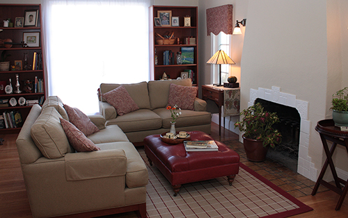 click to view larger image Elegant Art Deco living room. Martinez, CA.